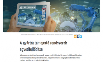A gyártástámogató rendszerek egyedfejlődése